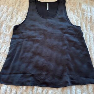 Fabletics Dark Gray Flowy Athletic Tank Top XL Workout Yoga Activewear